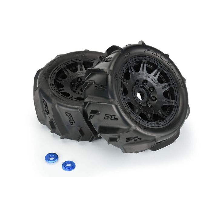 Proline Dumont Paddle Sand/Snow On 5.7" Raid Black Wheels