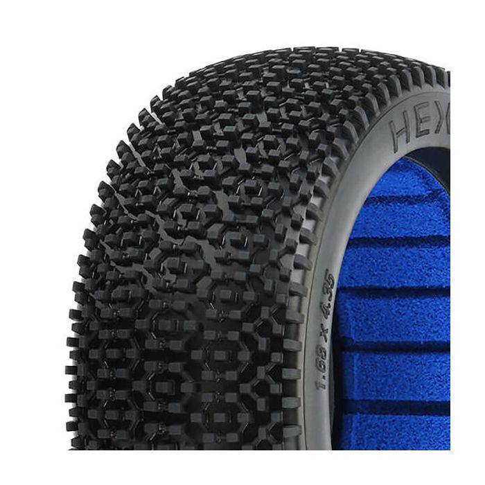 Proline Hex Shot M3 Soft 1/8 Buggy Tyres W/Closed Cell