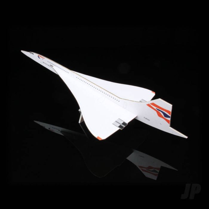 Concorde 50th Anniversary Large Balsa Freeflight Kit with History Sheet & Pilot Logbook
