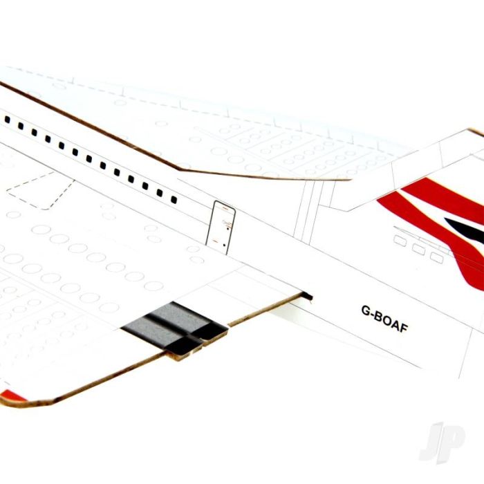 Concorde 50th Anniversary Large Balsa Freeflight Kit with History Sheet & Pilot Logbook