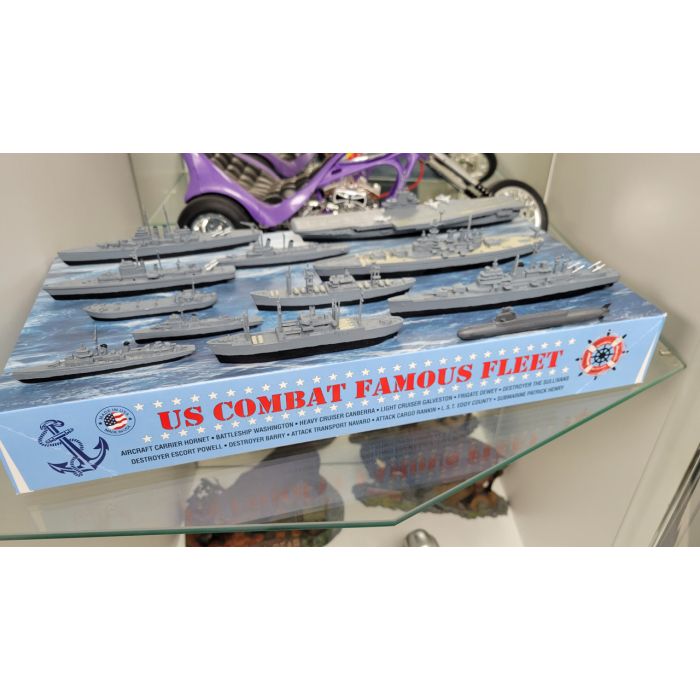 Atlantis Models 1:1200 US Navy Task Force Gift Set 12 Ships Plastic Model Kit