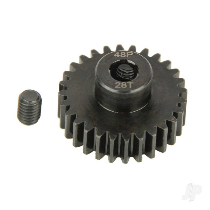 Radient Pinion Gear, 48P, Steel 28T 