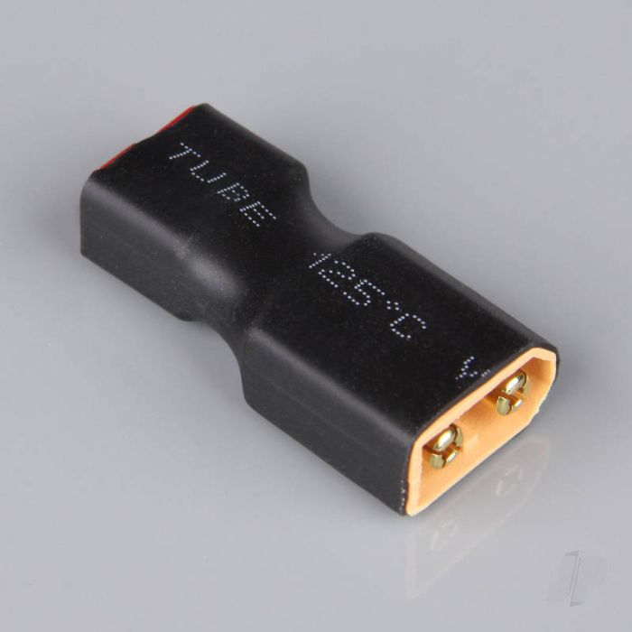 Radient Battery Adapter, Deans (HCT) Female to XT60 Male 