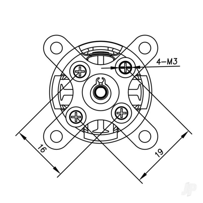 Radient Brushless Motor 2836 1100KV (2-4S)