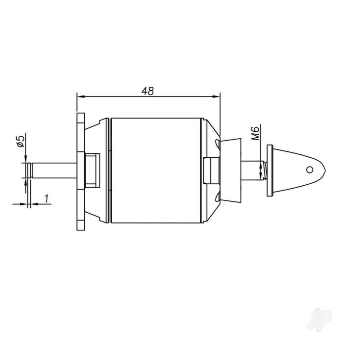 Radient Brushless Motor 3548 1100KV (2-4S)