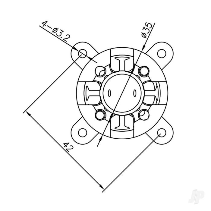 Radient Brushless Motor 3548 790KV (2-4S)