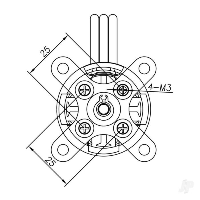 Radient Brushless Motor 4260 600KV (3-5S)