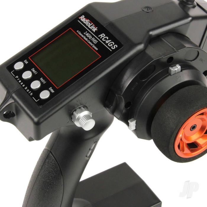 RadioLink RC4GS 2.4GHz 4-Channel RC Transmitter w/2x Receivers for Cars & Boats