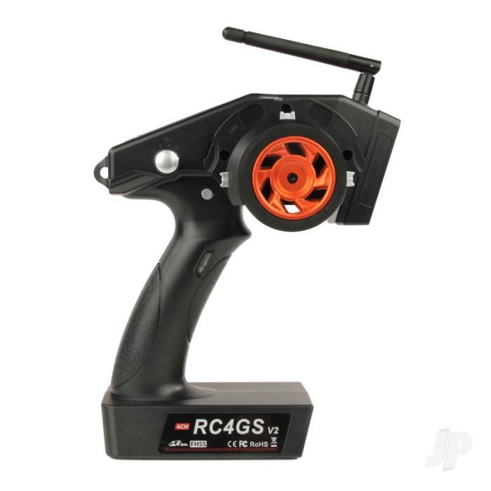 RadioLink RC4GS 2.4GHz 4-Channel RC Transmitter w/2x Receivers for Cars & Boats