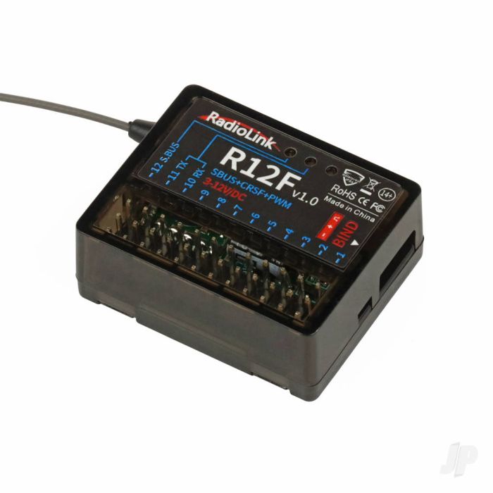 RadioLink T12D 2.4GHz 12-Channel RC Transmitter w/R12F Receiver (Mode 2)