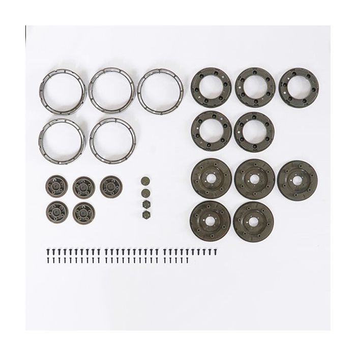 Roc Hobby 1:12 1941 Willys Mb Wheels Set