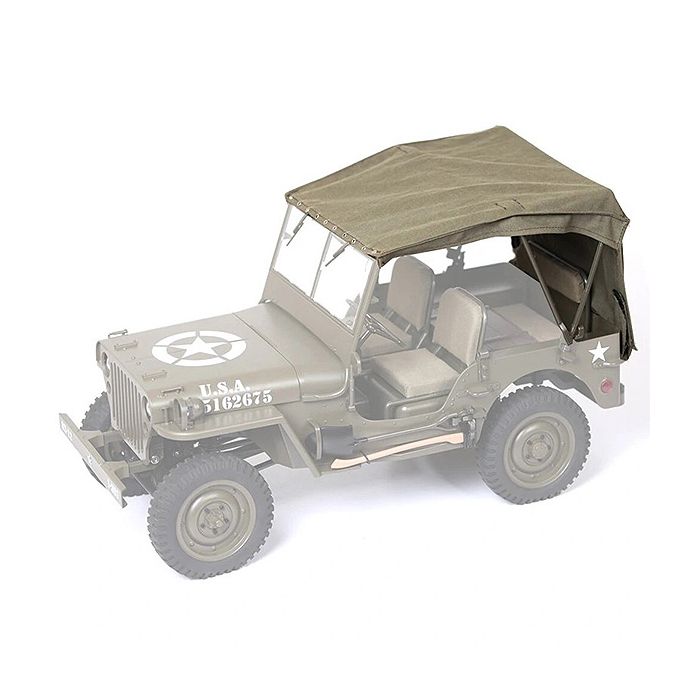Roc Hobby 1:12 1941 Willys Mb Canvas Top