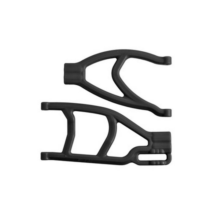 RPM Extended Left Rear Suspension A-Arms (Black) fits Traxxas Summit/Revo