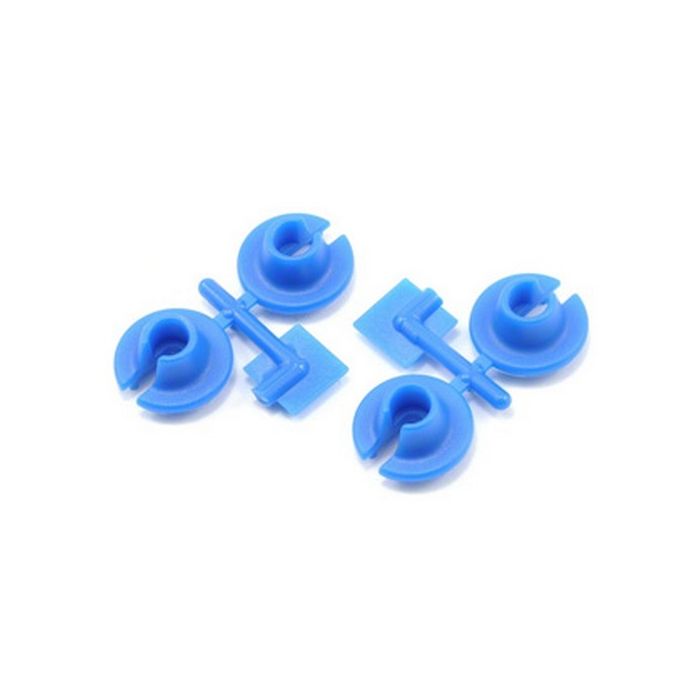RPM Suspension Shock Spring Cups (Blue) fits LOSI/Traxxas/MGT/HPI