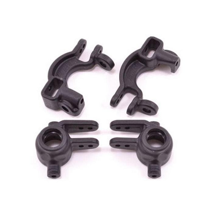 RPM Caster and Steering Blocks (Black) fits Traxxas Slash/Stampede 4x4