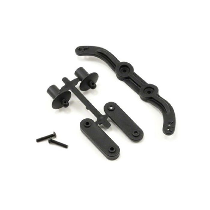 RPM Adjustable Height Body Post Mounts fits Traxxas Slash 4X4