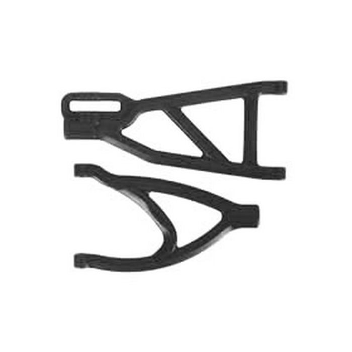 RPM Rear Suspension A-Arms (Black) (Upper/Lower) fits Traxxas Revo 