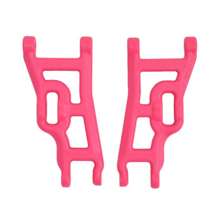RPM Front Suspension A-Arms (Pink) fits Traxxas Electric Rustler/Stampede