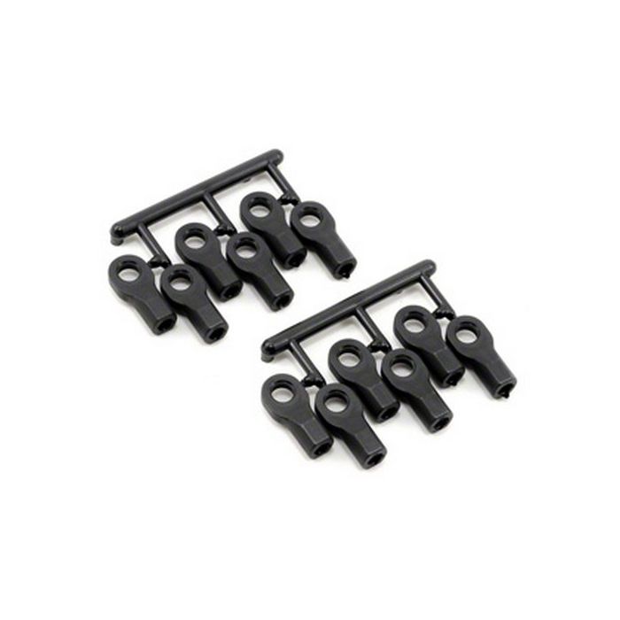 RPM Short Rod Ends (Black) (12) fits most Traxxas 1/10 Scale Vehicles