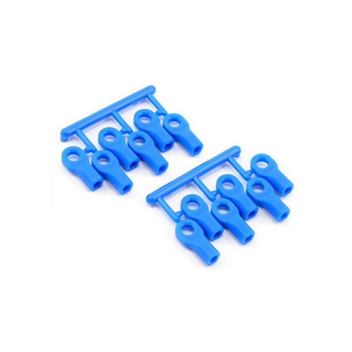 RPM Short Rod Ends (Blue) (12) fits most Traxxas 1/10 Scale Vehicles