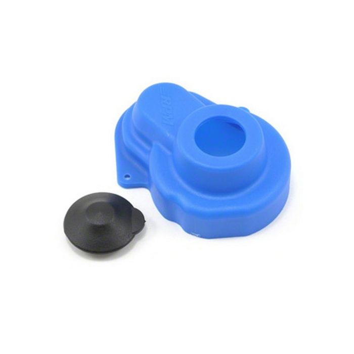 RPM Gear Cover (Blue) fits Traxxas Rustler/Stampede/Bandit/Slash