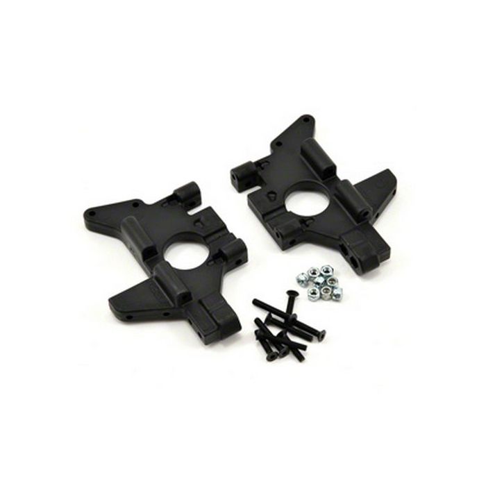 RPM Rear Bulkheads (Black) fits Traxxas T-Maxx/E-Maxx