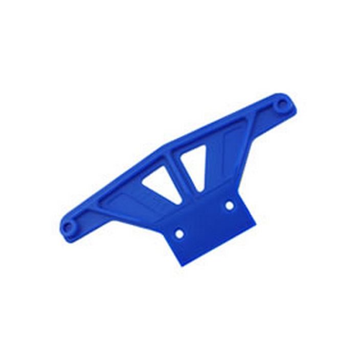 RPM Wide Front Bumper (Blue) fits Traxxas Rustler/Stampede