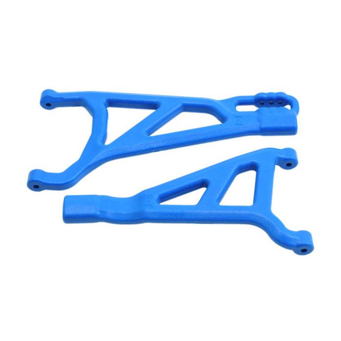 RPM Front Right Suspension A-Arms (Blue) fits Traxxas E-Revo Brushless