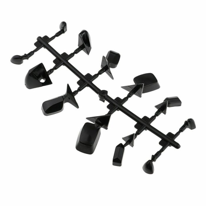 Fastrax Black Wing Mirrors for 1:10 RC Car - 6 Types