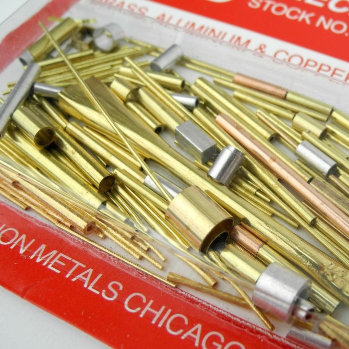 K&S 320 Round Brass Copper Aluminium Tube Assortment Offcuts Mixed Pack