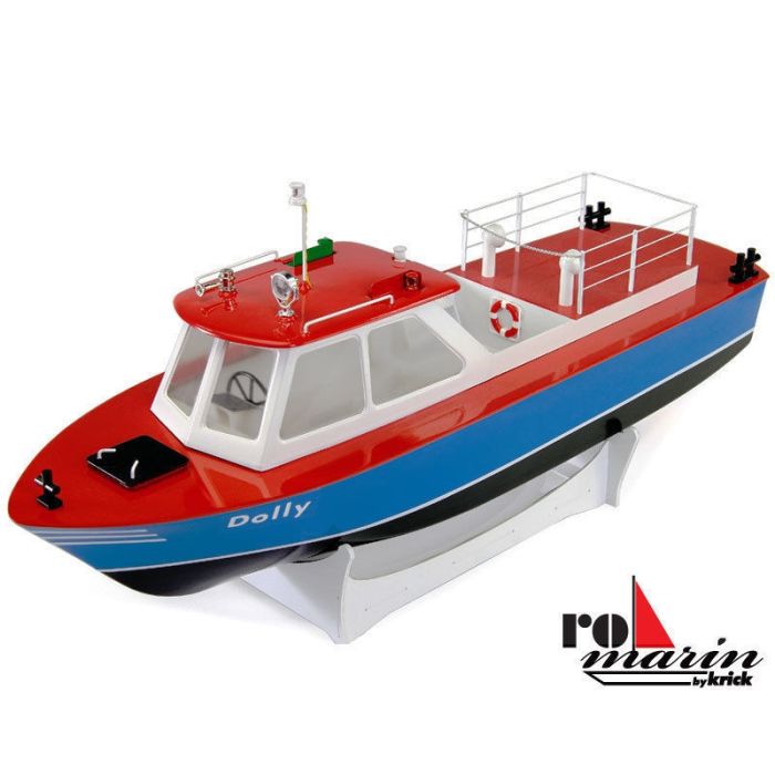 Dolly Harbour Launch Motorboat including Fittings Kit 1:20 Scale Krick Robbe RC Kit