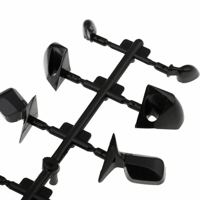 Fastrax Black Wing Mirrors for 1:10 RC Car - 6 Types