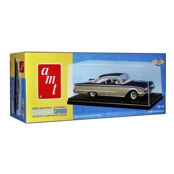 AMT Stackable Display Case with Backdrops for 1:25 Scale Models - 248x108x94 mm