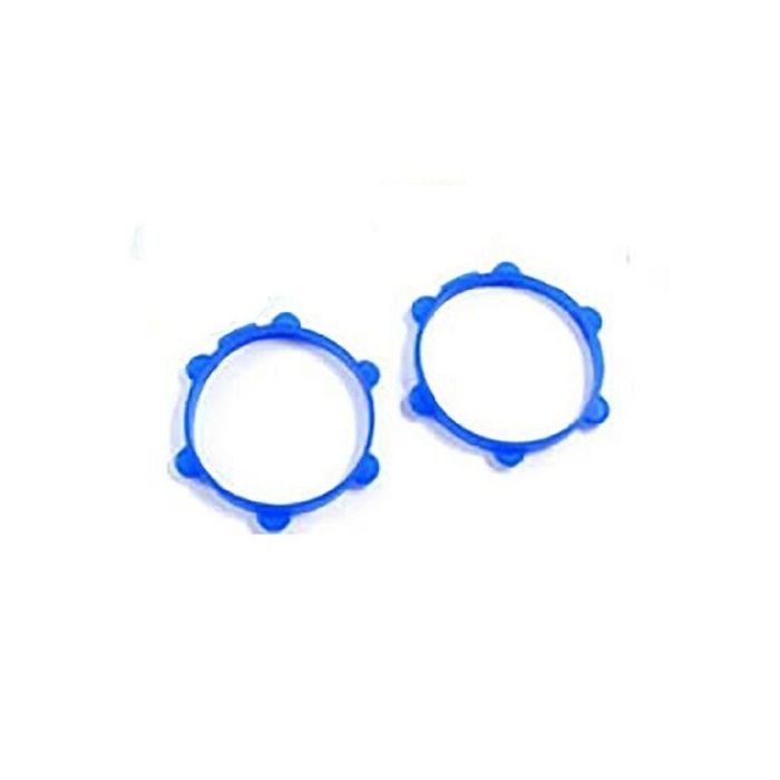 Fastrax 1/8th Rubber Tyre Bands for RC Car Wheels - Blue (2)
