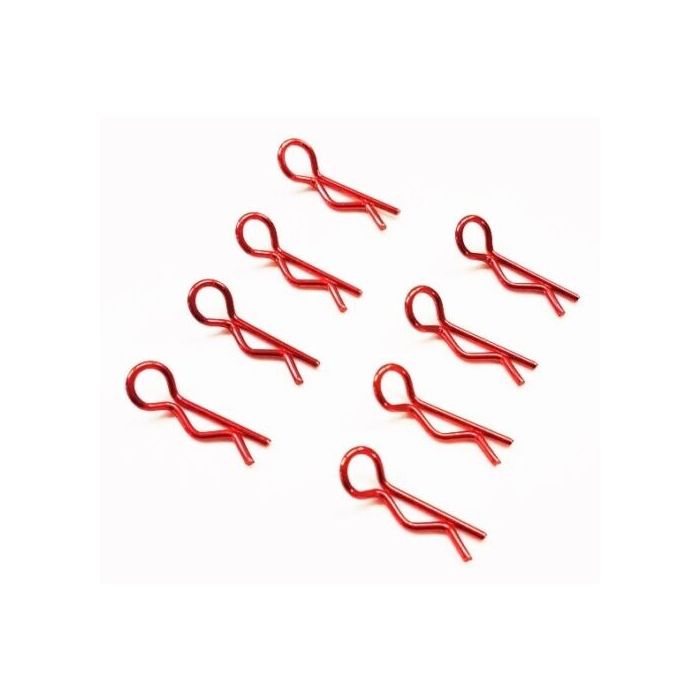 Fastrax Metalic Red Small Clips
