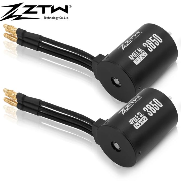 ZTW Beast SL 1/10 RC Car 3650 2950KV Brushless Motor & 50A G2 2S - 3S ESC Combo