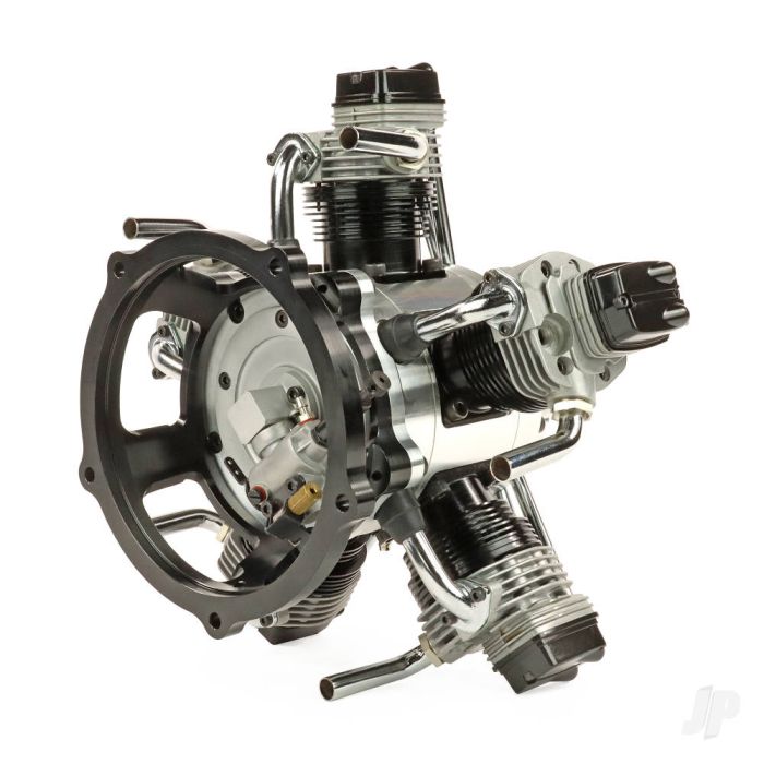 SC SC400 64cc 5 Cylinder 4-Stroke Nitro Glow Radial R/C Model Plane Aero Engine