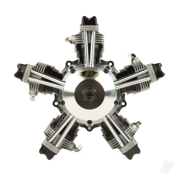 SC SC400 64cc 5 Cylinder 4-Stroke Nitro Glow Radial R/C Model Plane Aero Engine