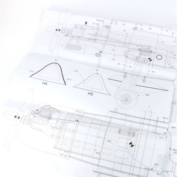 Seagull Master Scale Kit Edition 63in P-47 Thunderbolt RC Aeroplane