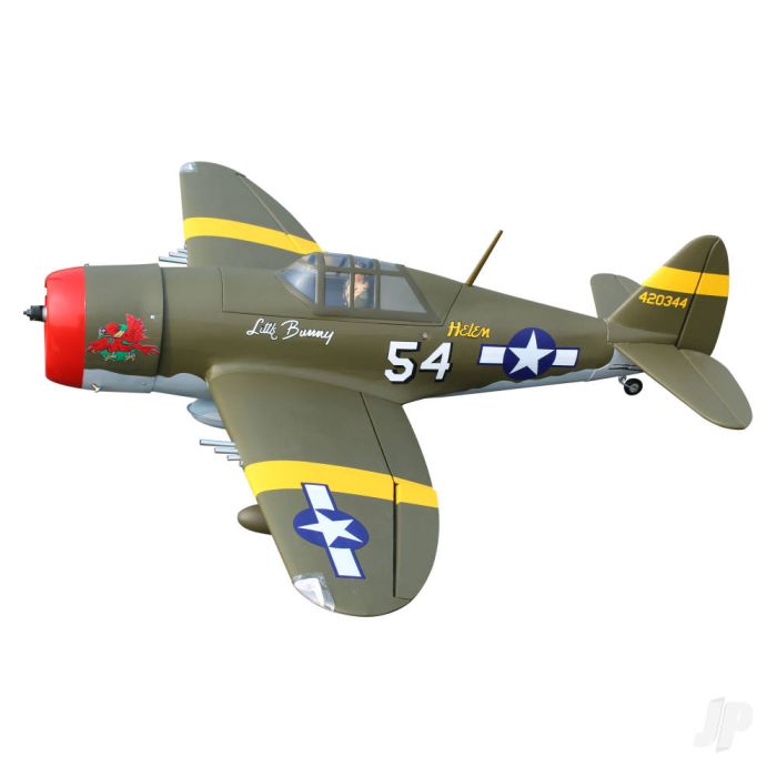 Seagull P-47D, Little Bunny MkII (10cc) 1.39m / 55in RC Plane w/Electric Retracts