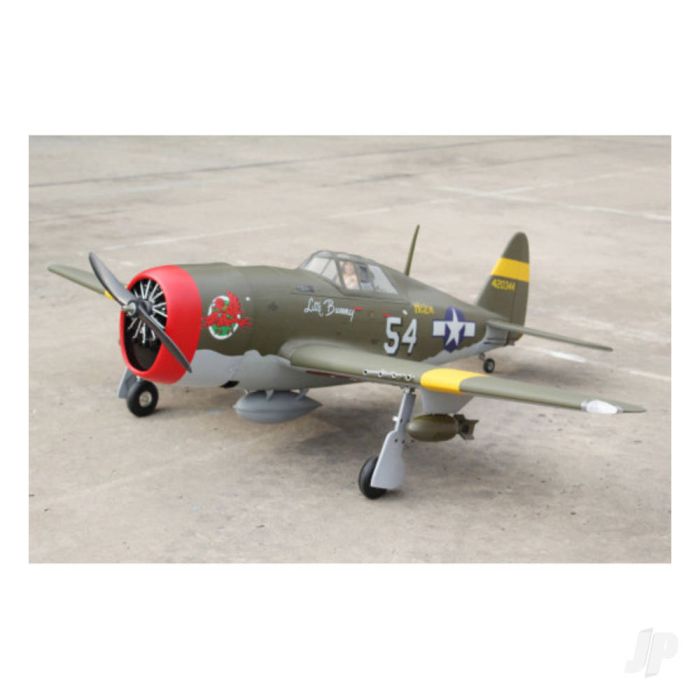 Seagull P-47D, Little Bunny MkII (10cc) 1.39m / 55in RC Plane w/Electric Retracts