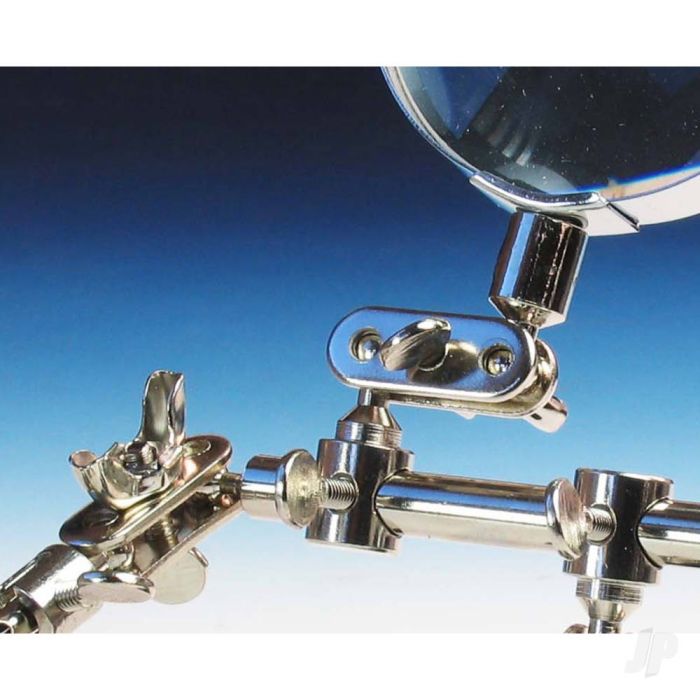 Modelcraft Helping Hand With Glass Magnifier (PCL2228)