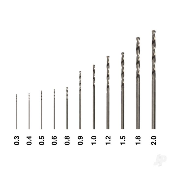 Modelcraft HSS Drill Bits 0.4mm (10)