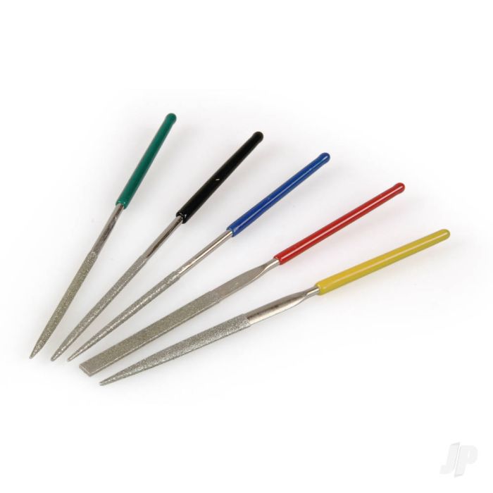Modelcraft Diamond Needle Files (Set of 5) (PFL6007)