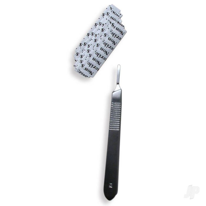 Modelcraft Stainless Steel Scalpel HDl No.3 + 11 Blade (PKN1214/3/11)