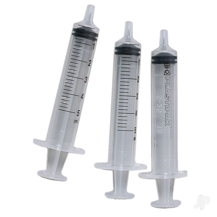 Modelcraft 5ml Syringes (Pack of 3) (POL1005/3)