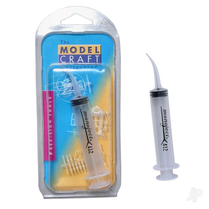 12ml Curved Precision Syringe POL1012/C Hobby Tools - Model Craft Collection