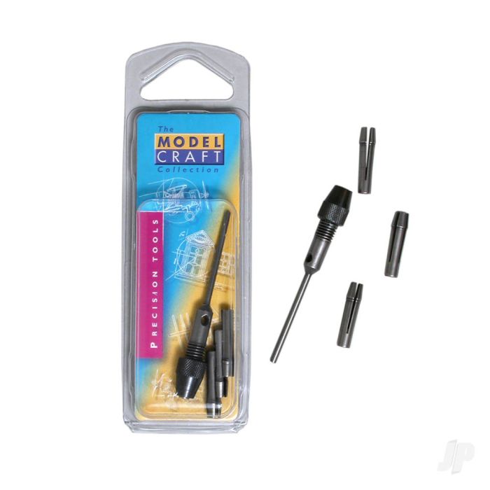 Modelcraft Adaptor Chuck Set With 4 Collets (Capacity 1.0-3.2mm) (PPV5155)
