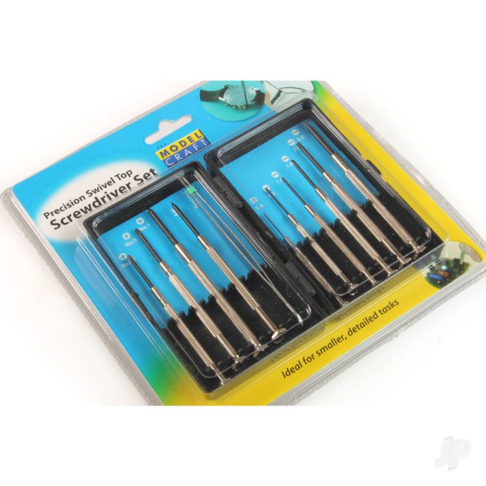 Modelcraft 11-Piece Mini Precision Screwdriver Set (PSD1011)