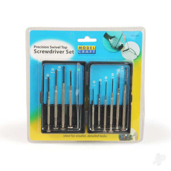 Modelcraft 11-Piece Mini Precision Screwdriver Set (PSD1011)